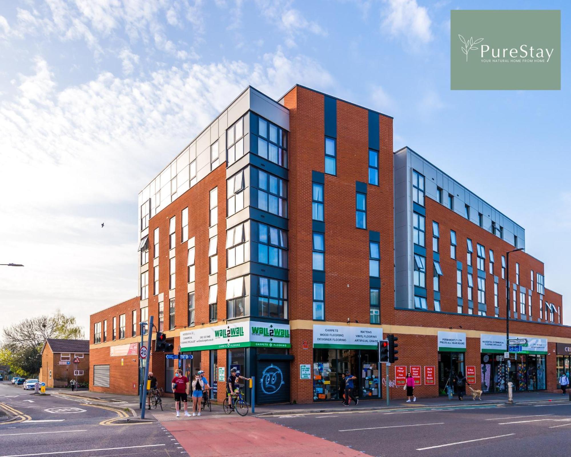 Stunning Two Bed Apartment By Purestay Short Lets & Serviced Accommodation Manchester With Free Parking & Wifi Exterior foto