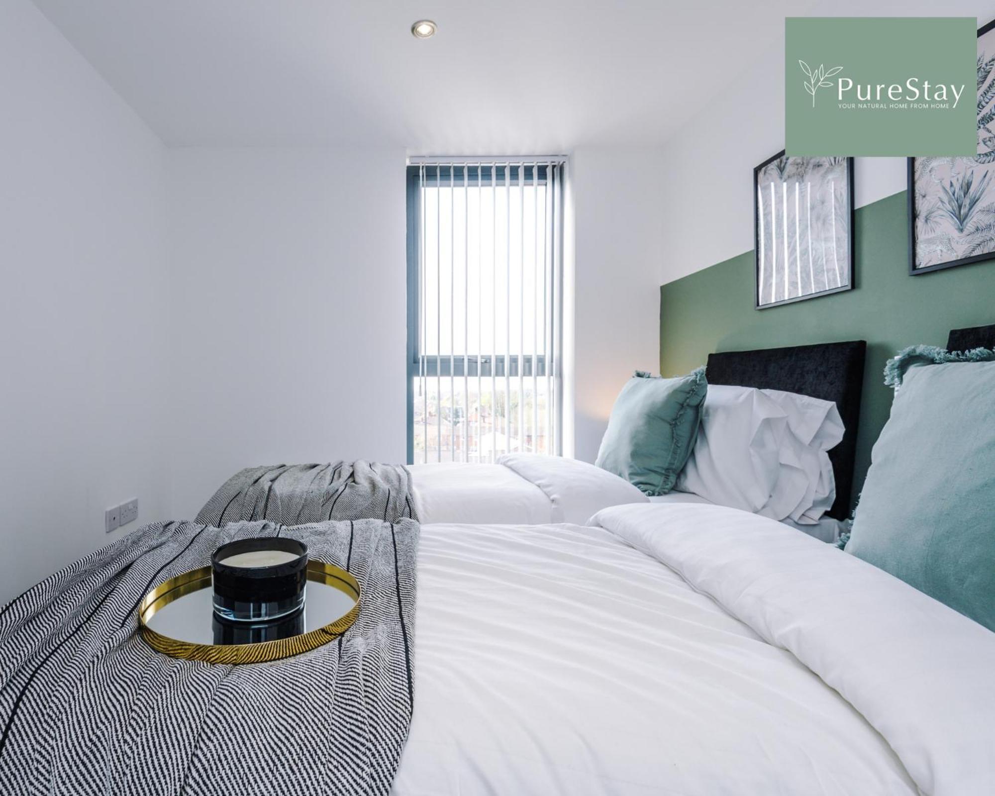 Stunning Two Bed Apartment By Purestay Short Lets & Serviced Accommodation Manchester With Free Parking & Wifi Exterior foto